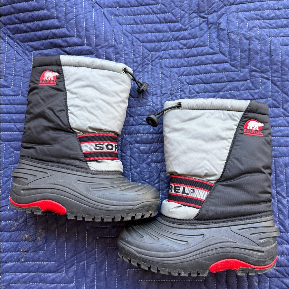 Sorel Kids' Winter Boots - Black and Gray
